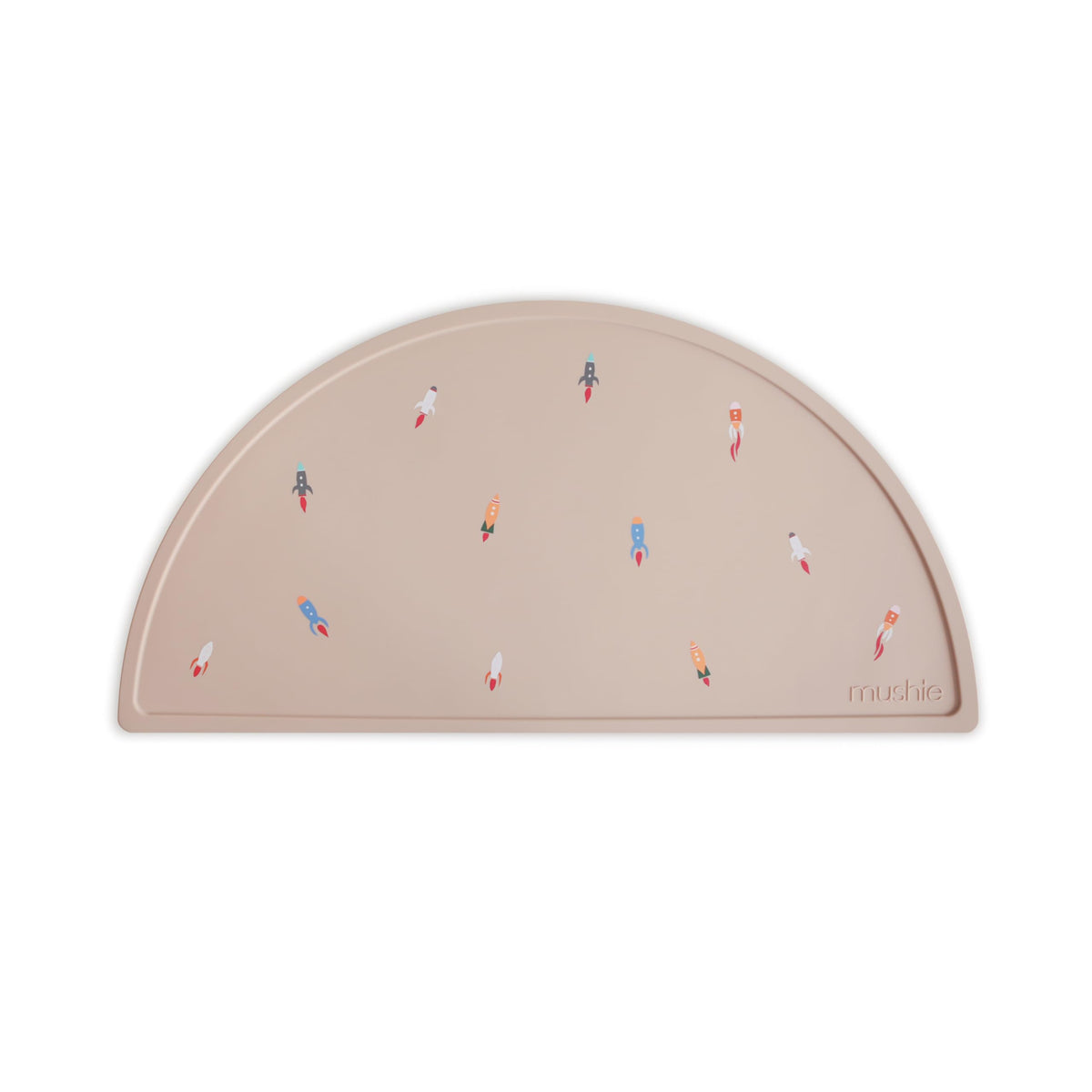 mushie Silicone Placemat for Kids | BPA-Free Non-Slip Design (Shifting Sand)