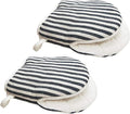 1 Pair Mini Oven Mitts,High Heat Resistant Oven Gloves,Kitchen Short Oven Mit with Hanging Loop for BBQ, Baking, Cooking and Grilling, (Khaki)