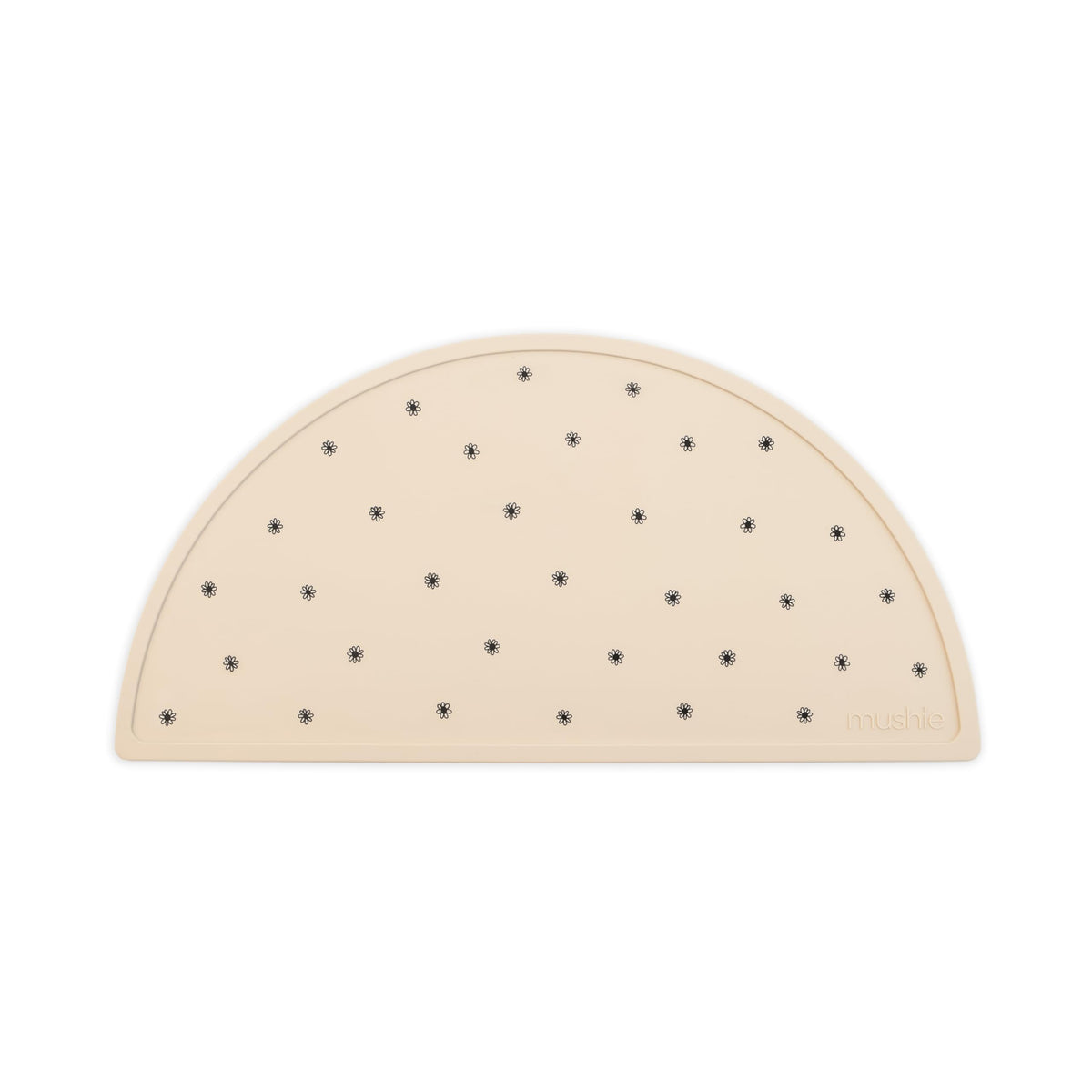 mushie Silicone Placemat for Kids | BPA-Free Non-Slip Design (Shifting Sand)