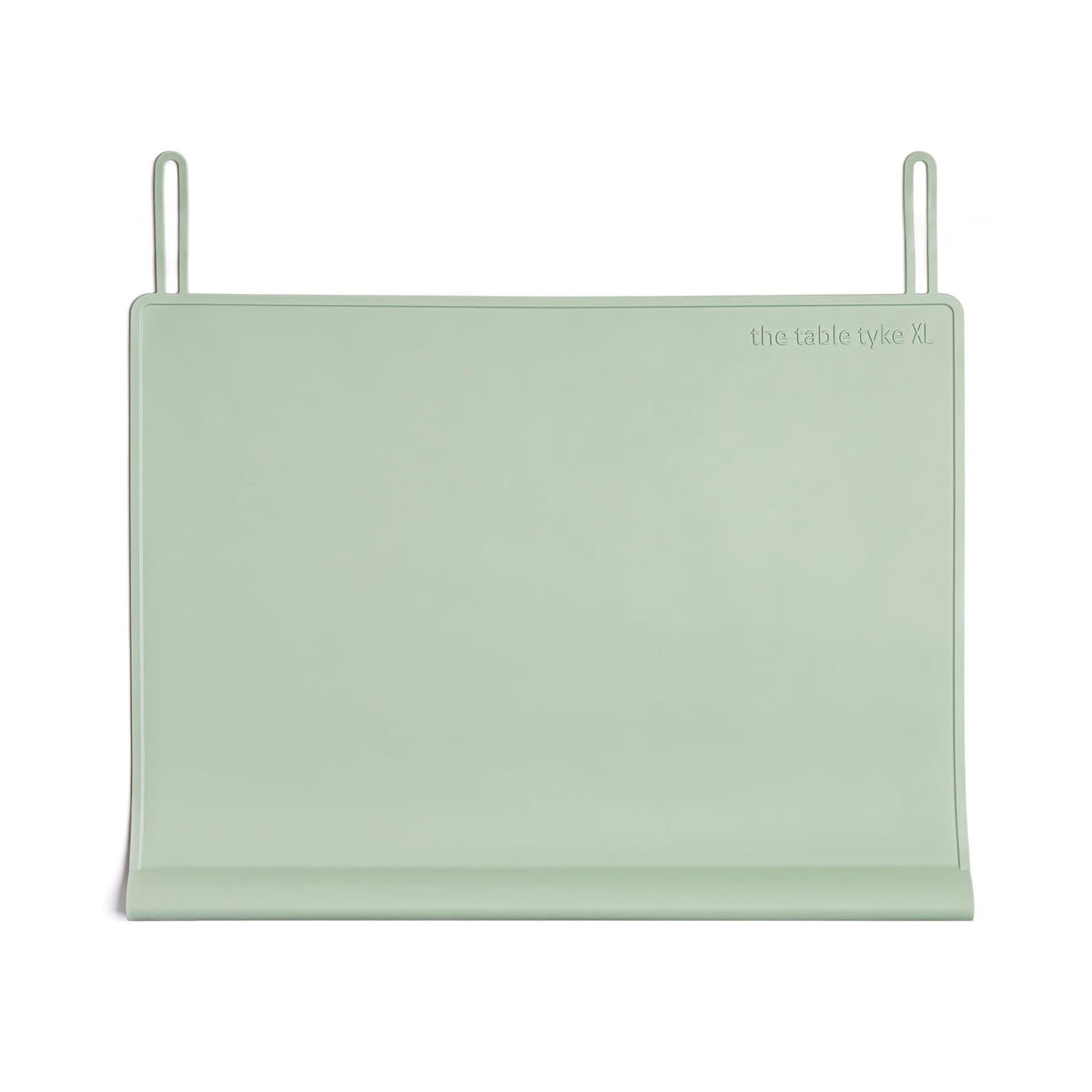 The Table Tyke Silicone Placemats for Toddlers with Patented Edge Bumper | Kids Placemats Non Slip Travel Ready | Baby Placemat BPA Free for Restaurant Dining Table | Slate Grey