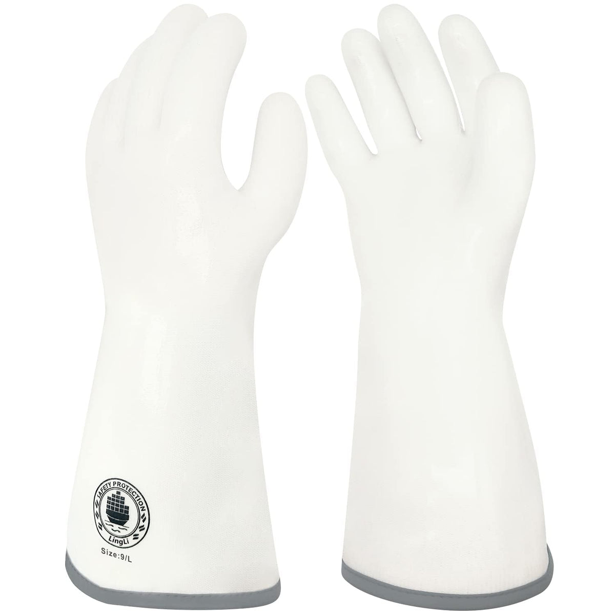 Silicone Oven Gloves, Heat Resistant Kitchen Oven Mitts, 1 Pair(8)