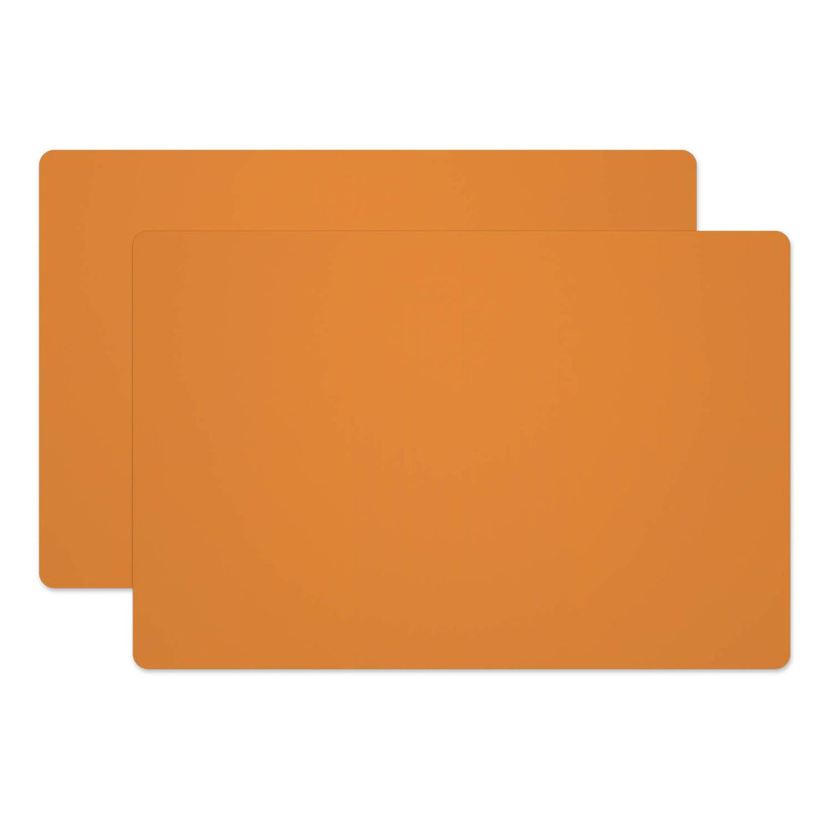 Silicone Placemats, Food-Grade Non-Slip Waterproof, Dining, Stain Resistant, Countertop Protector, Kitchen Counter Mat, Heat Resistant, Baking mat Dishwasher Safe (15.7x11.8Inch-4pack, Black)