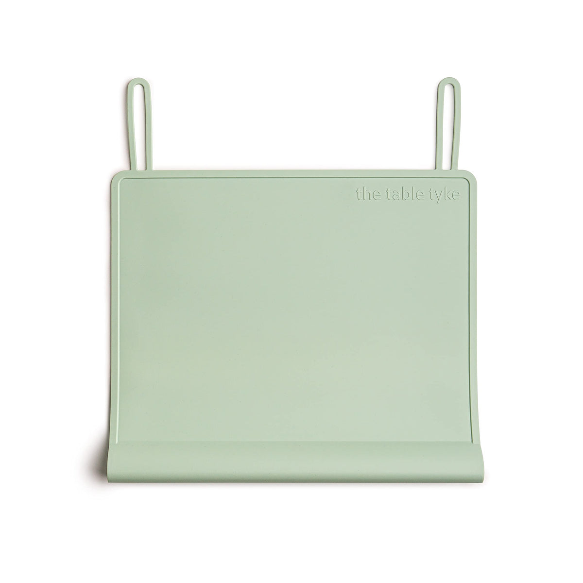 The Table Tyke Silicone Placemats for Toddlers with Patented Edge Bumper | Kids Placemats Non Slip Travel Ready | Baby Placemat BPA Free for Restaurant Dining Table | Slate Grey