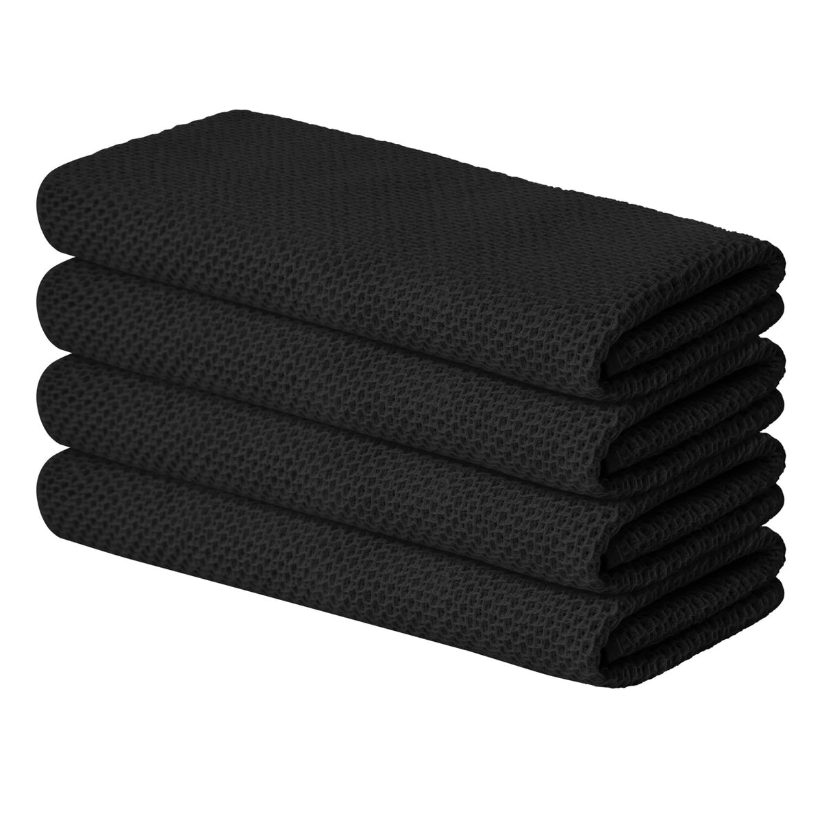 Artoid Mode 100% Cotton Beige Dark Coffee Brown Waffle Weave Kitchen Dish Cloths, 12x12 Inch Ultra Soft Absorbent Quick Drying Set of 6, Multicolor