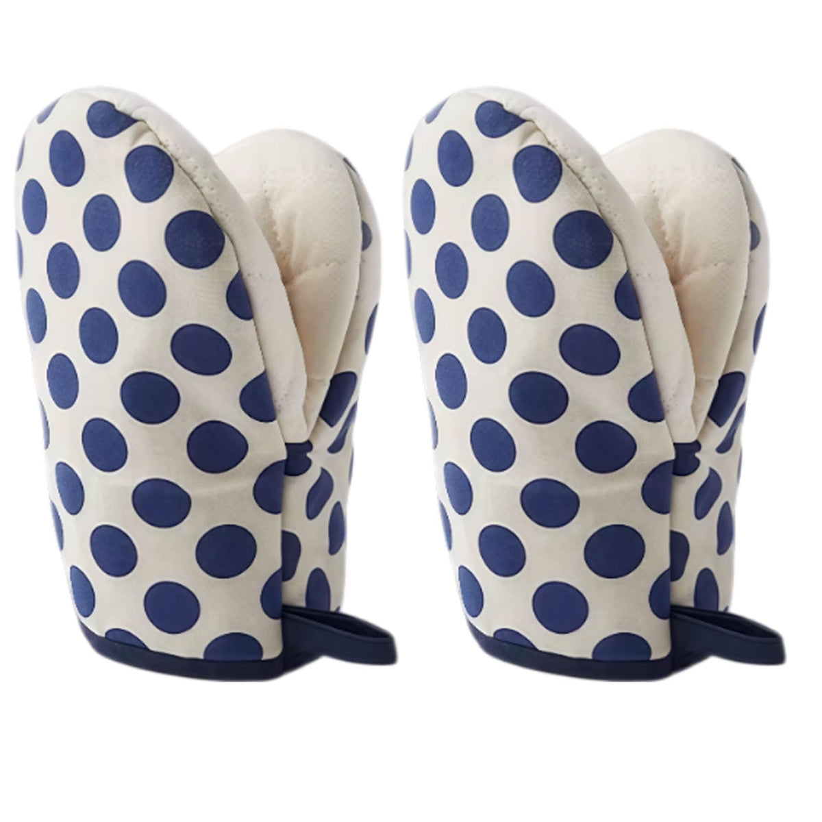 1 Pair Mini Oven Mitts,High Heat Resistant Oven Gloves,Kitchen Short Oven Mit with Hanging Loop for BBQ, Baking, Cooking and Grilling, (Khaki)