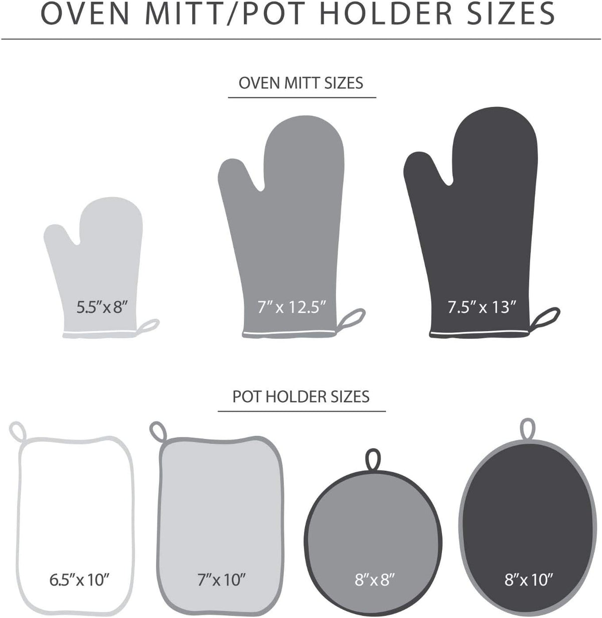 KitchenAid Asteroid Oven Mitt Set, 7"x12.5", Dark Green, 2 Piece