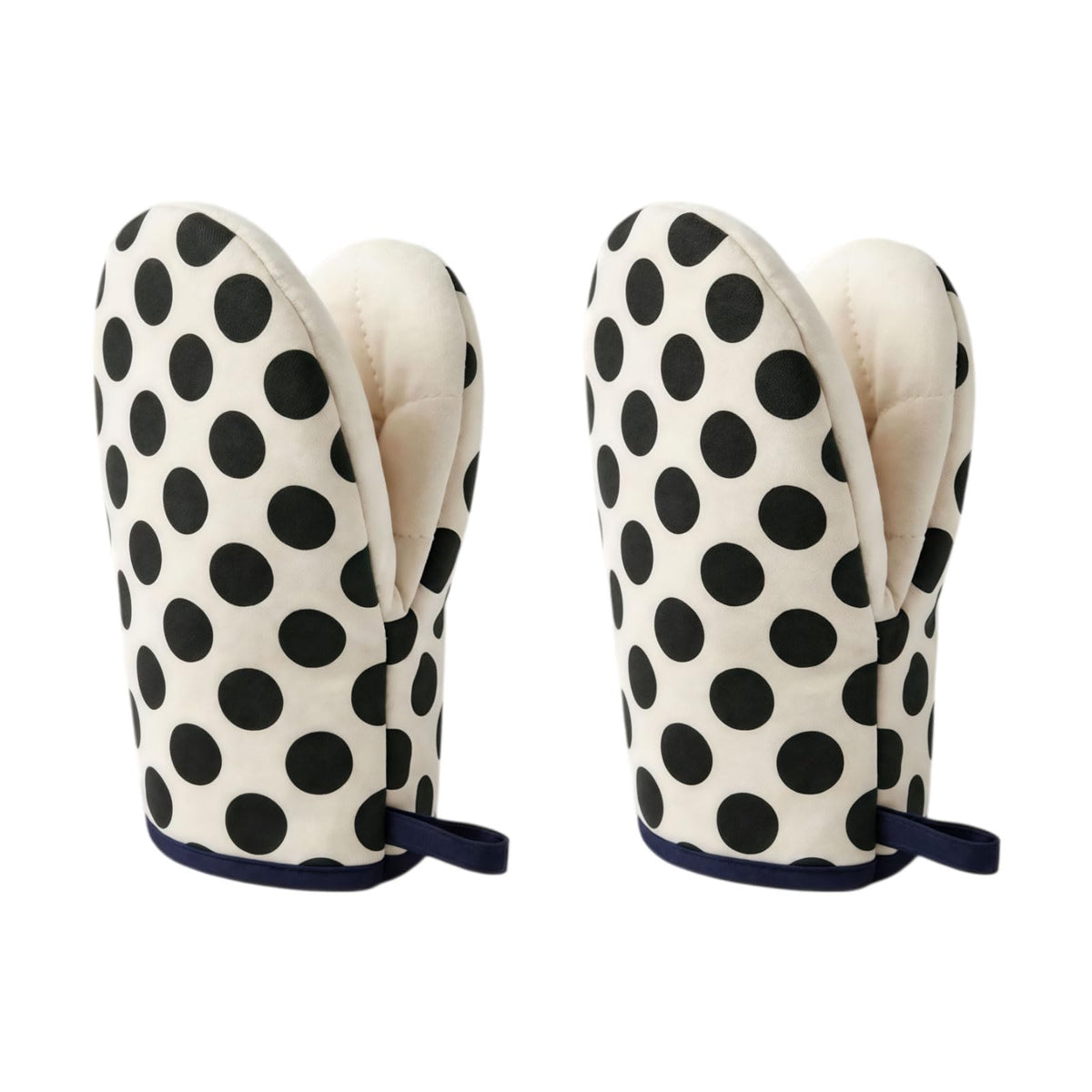 1 Pair Mini Oven Mitts,High Heat Resistant Oven Gloves,Kitchen Short Oven Mit with Hanging Loop for BBQ, Baking, Cooking and Grilling, (Khaki)
