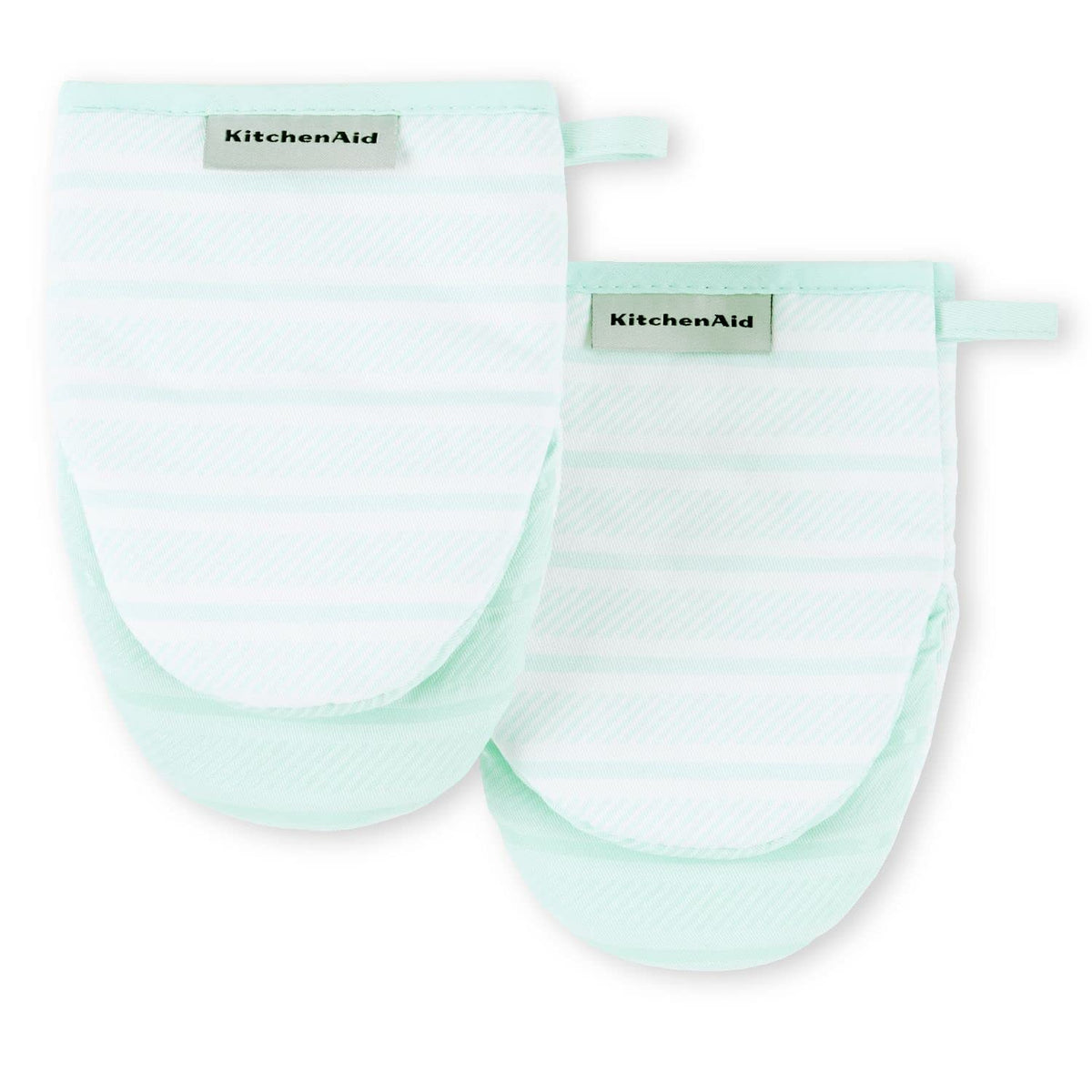 KitchenAid Albany Mini Oven Mitt 2-Pack Set, Dried Rose, 5.5"x8"