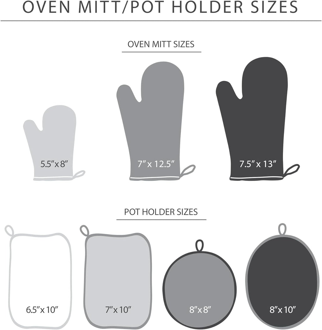 KitchenAid Asteroid Mini Oven Mitt Set, 5.5"x8", Milkshake Tan, 2 Piece