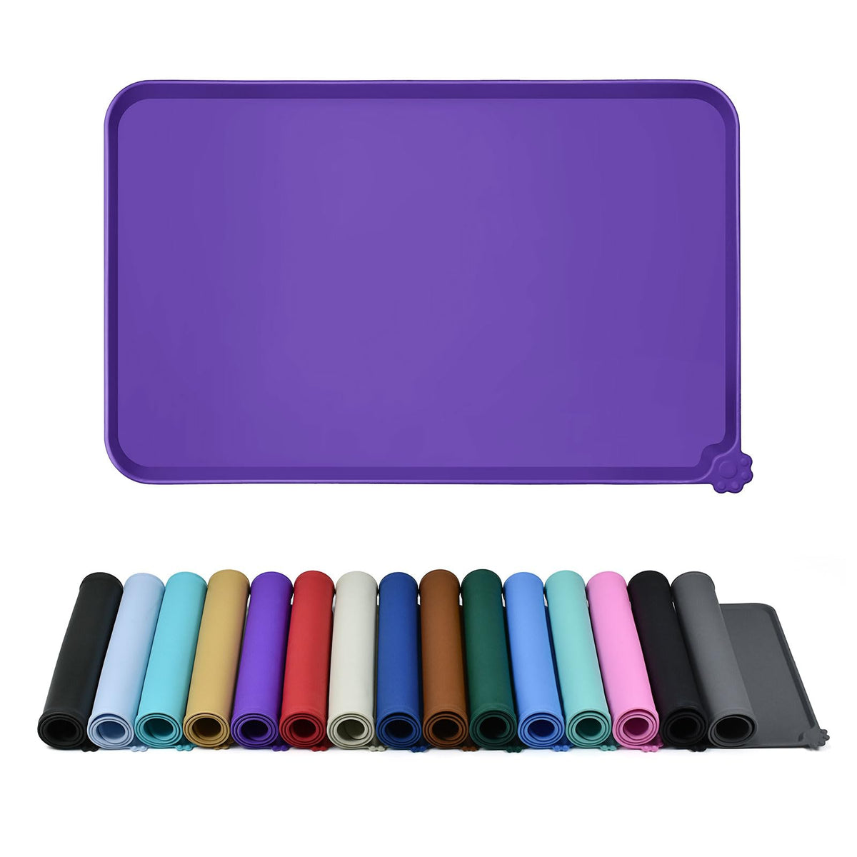 Reopet Silicone Pet Feeding Mat - Waterproof & Non-Slip Dog Cat Placemat
