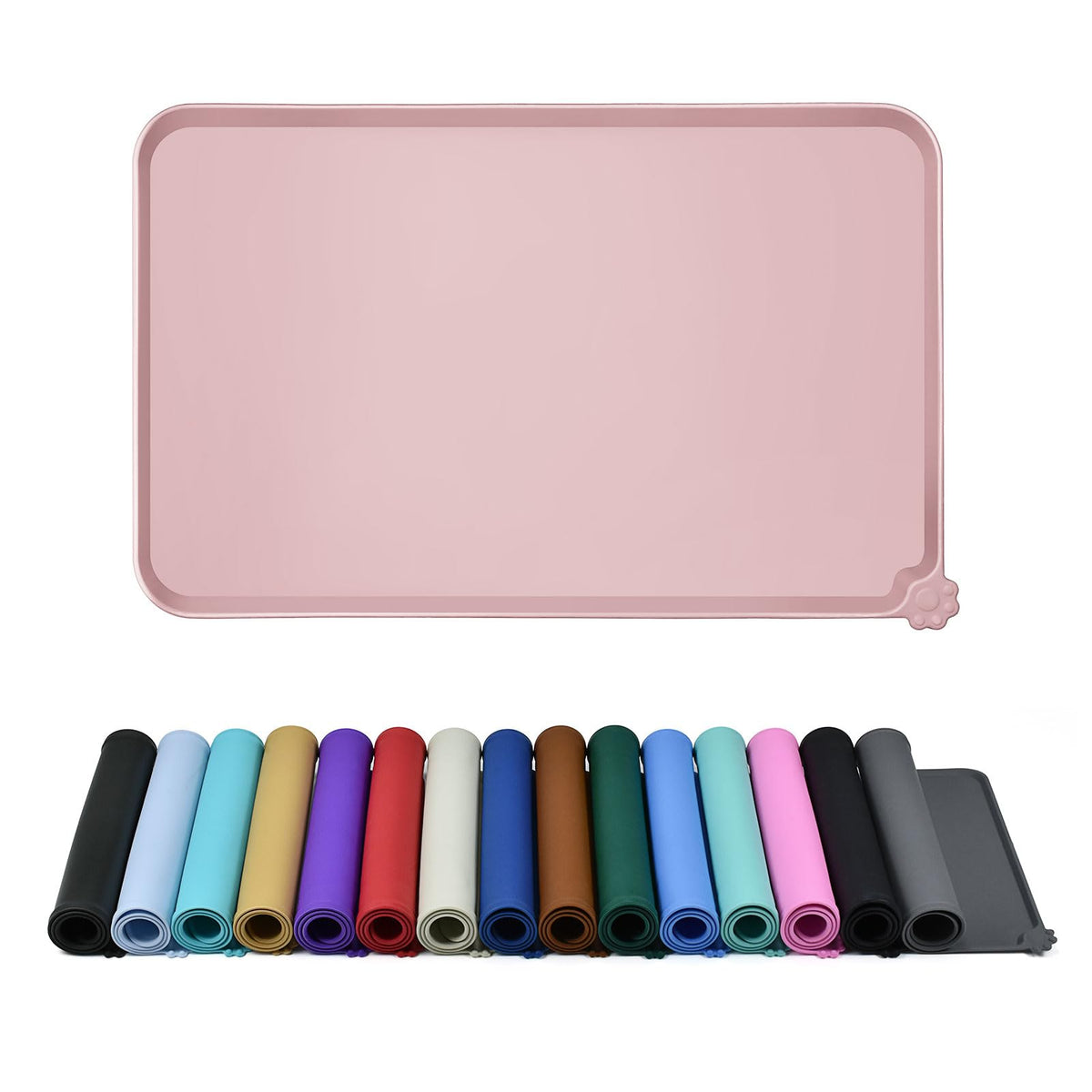 Reopet Silicone Pet Feeding Mat - Waterproof & Non-Slip Dog Cat Placemat