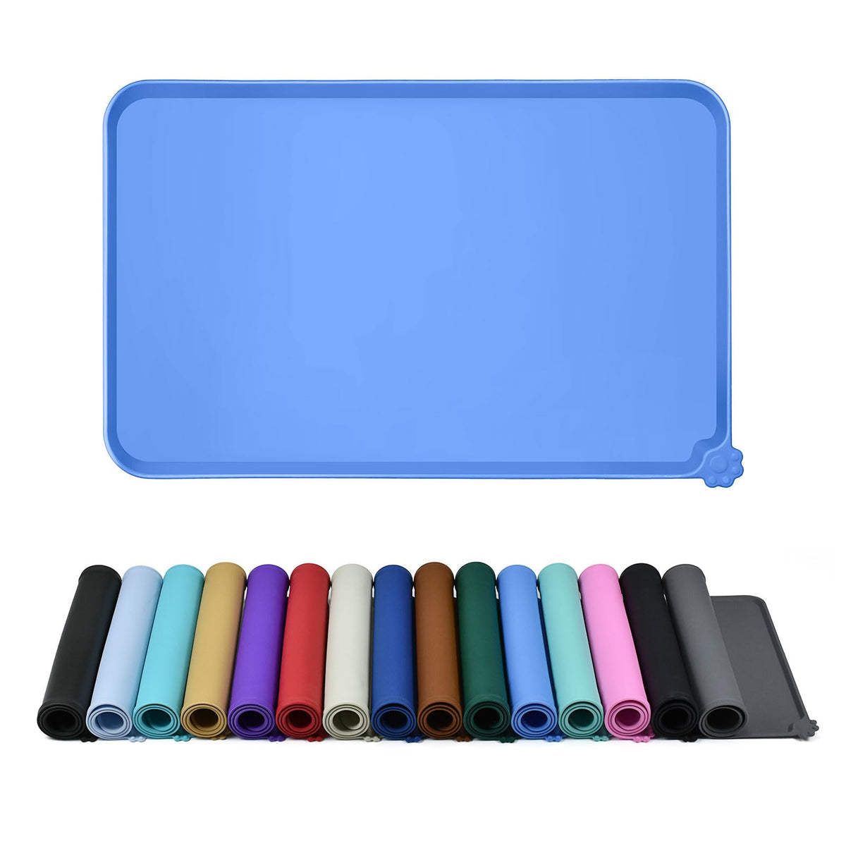 Reopet Silicone Pet Feeding Mat - Waterproof & Non-Slip Dog Cat Placemat