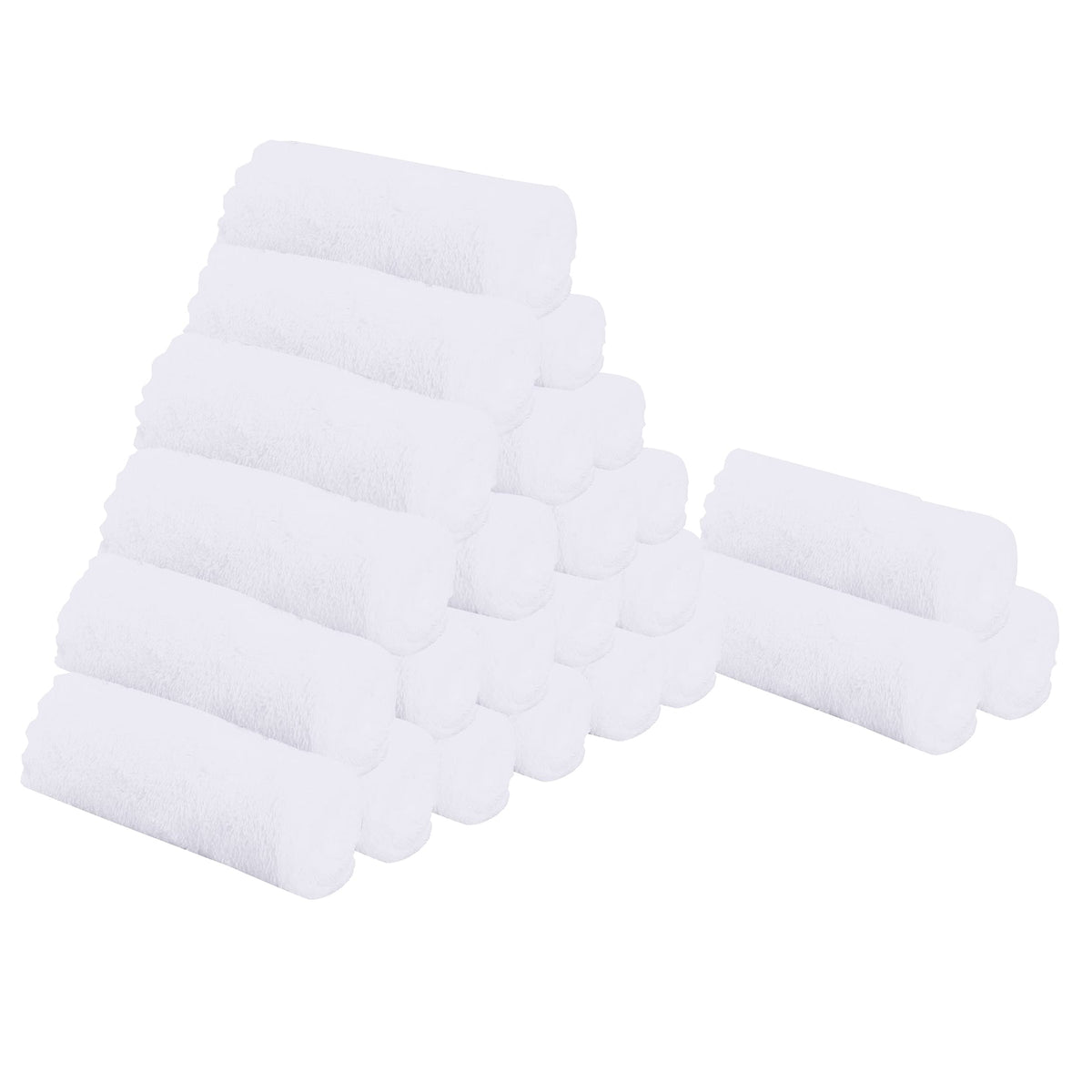 24 Pack Kitchen Dishcloths - Does Not Shed Fluff - Reusable Dish Towels, Dish cloths, Super Absorbent Coral Fleece Cleaning Cloths, Nonstick Oil Washable Fast Drying, 7 x 9 Inch (Multicolor)
