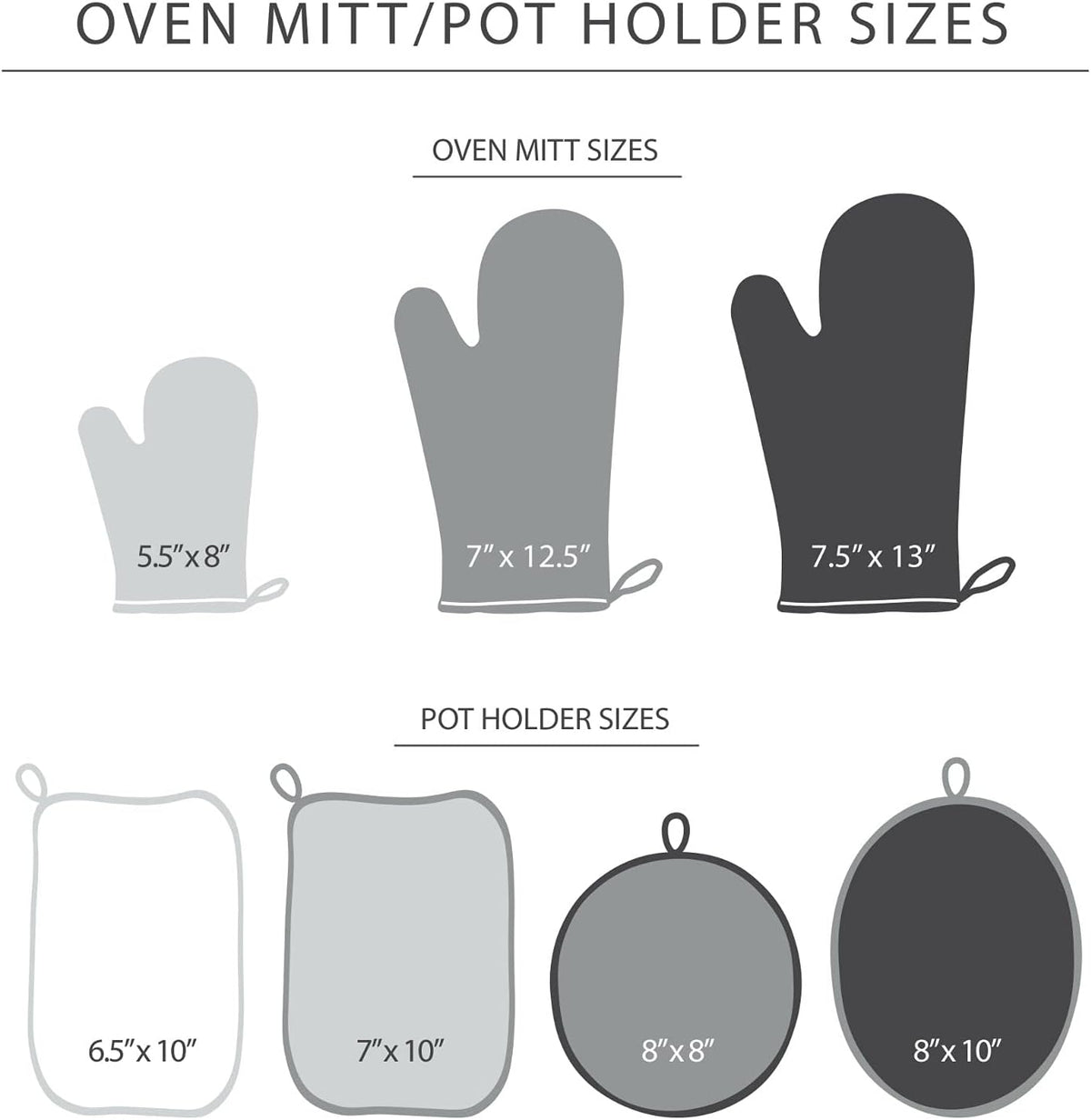 KITCHENAID Ribbed Soft Silicone Oven Mitt 2-Pack Set, 7.5"x13", Lavender Cream