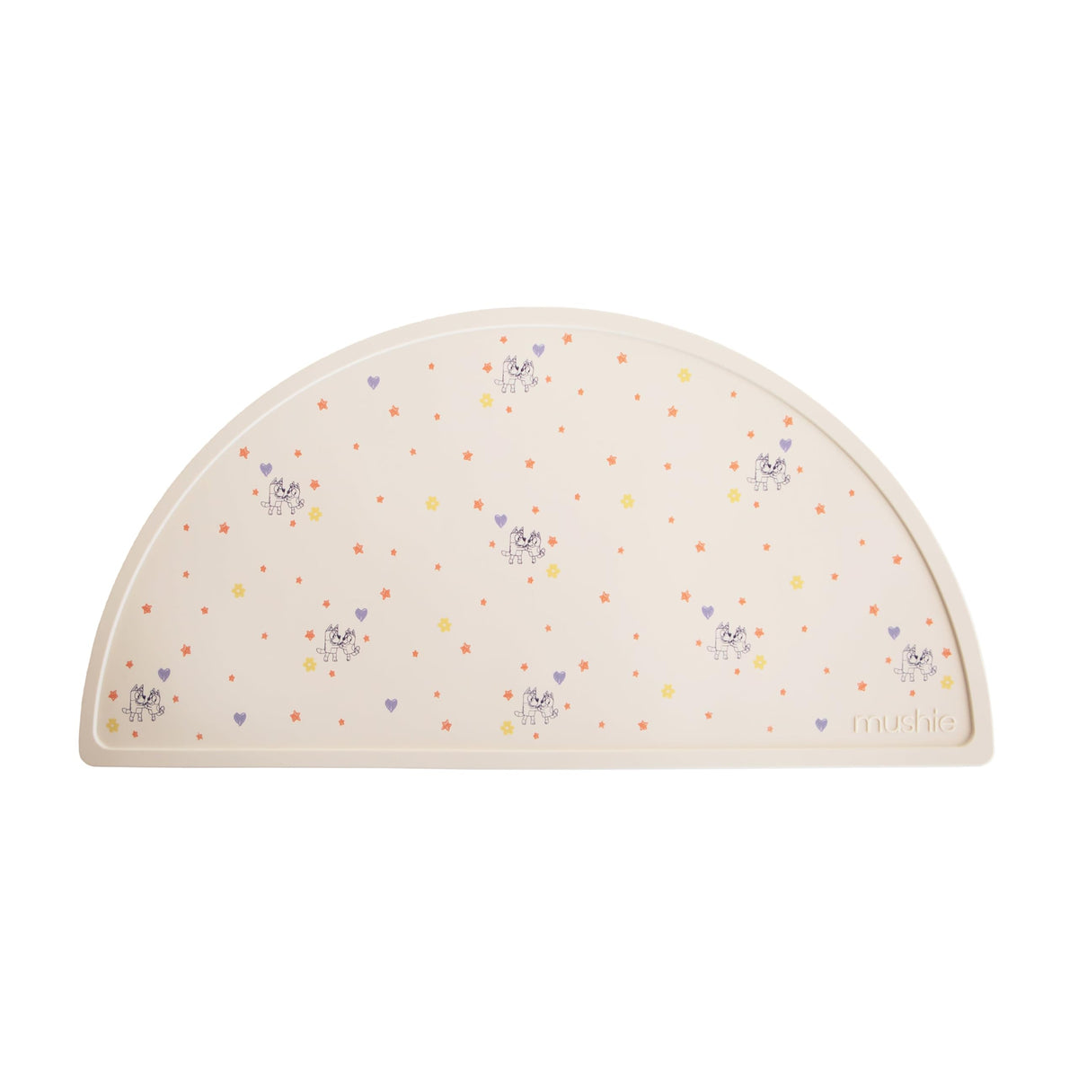 mushie Silicone Placemat for Kids | BPA-Free Non-Slip Design (Shifting Sand)