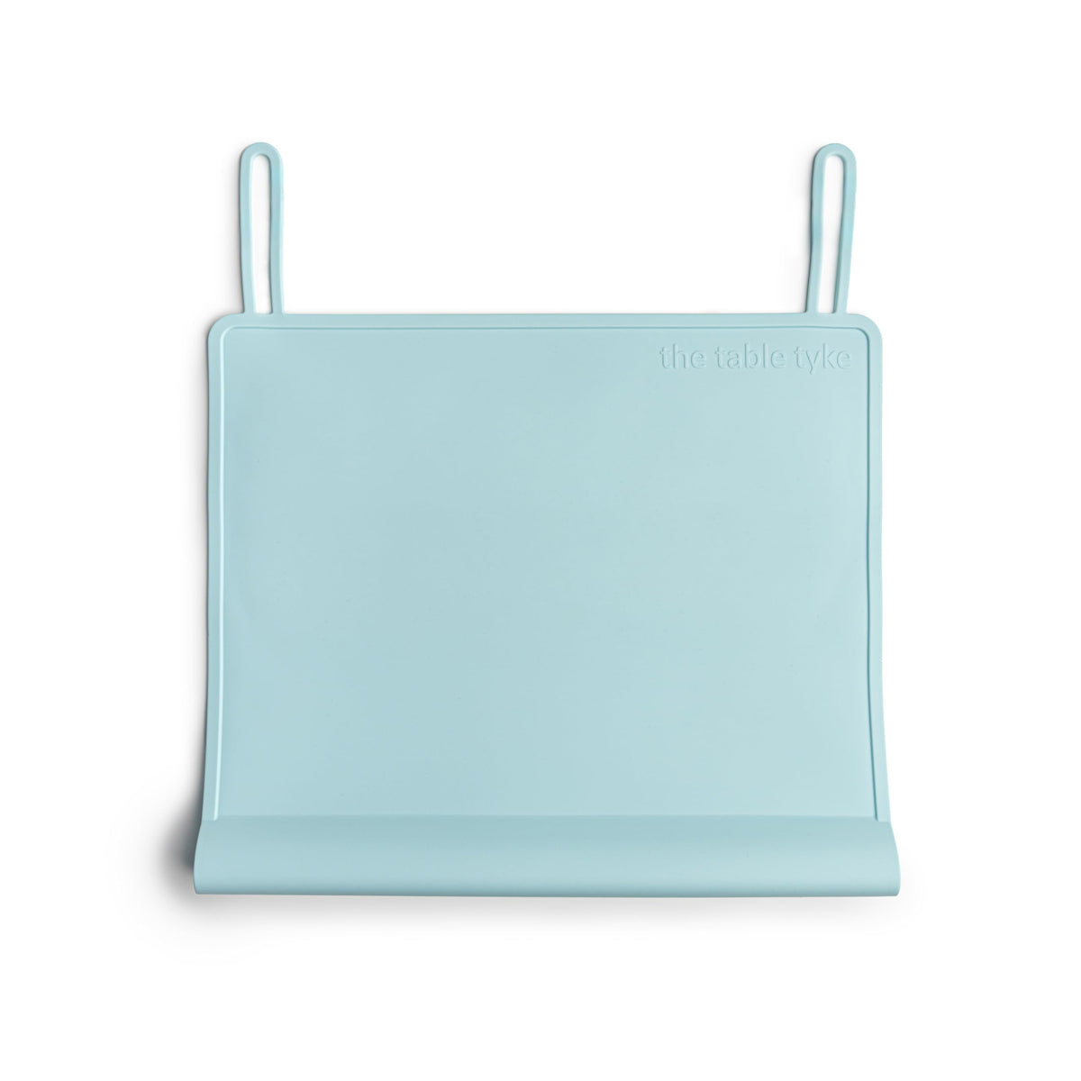 The Table Tyke Silicone Placemats for Toddlers with Patented Edge Bumper | Kids Placemats Non Slip Travel Ready | Baby Placemat BPA Free for Restaurant Dining Table | Slate Grey