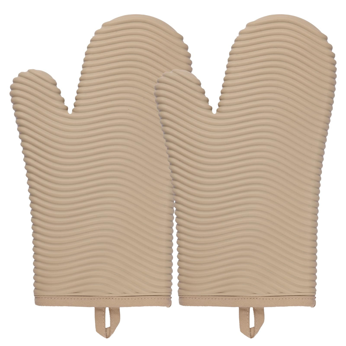 Yutat Silicone Oven Mitts - Oven Mitts and Pot Holders Sets Made of Non-Slip & BPA-Free Silicone, High Heat Resistant 500 Degrees, Perfect for Kitchen Cooking Baking BBQ, 4Pcs Set, Peak Green
