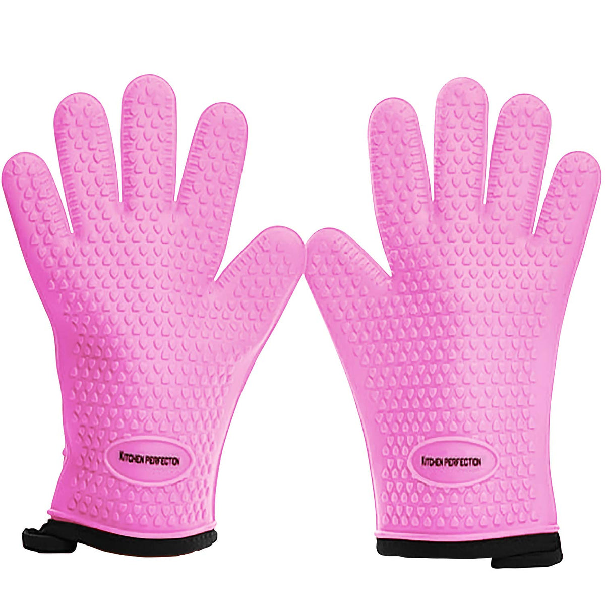 KITCHEN PERFECTION Smoker BBQ Grill Gloves -High Heat Resistant Oven Mitts