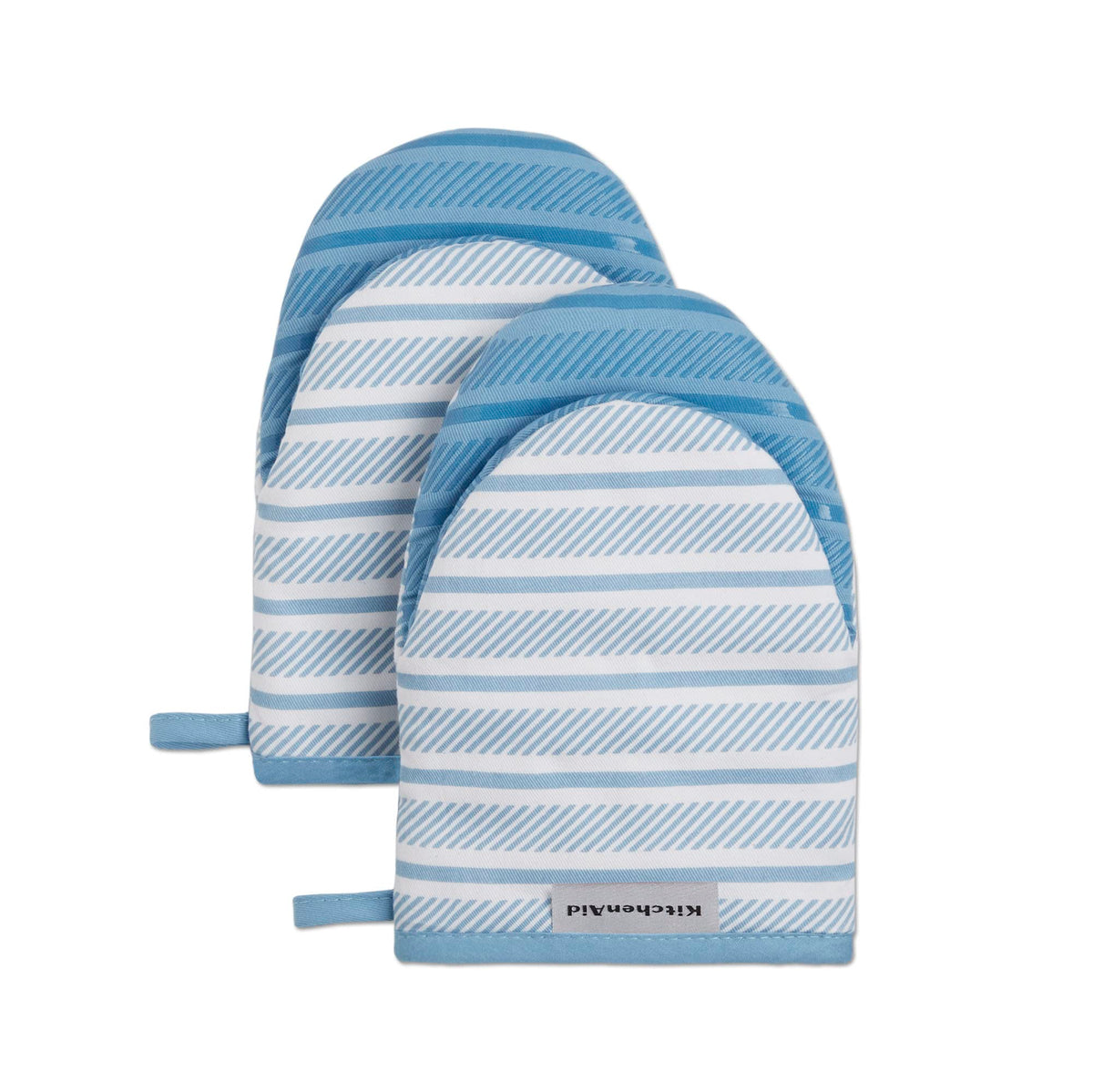 KitchenAid Albany Mini Oven Mitt 2-Pack Set, Dried Rose, 5.5"x8"