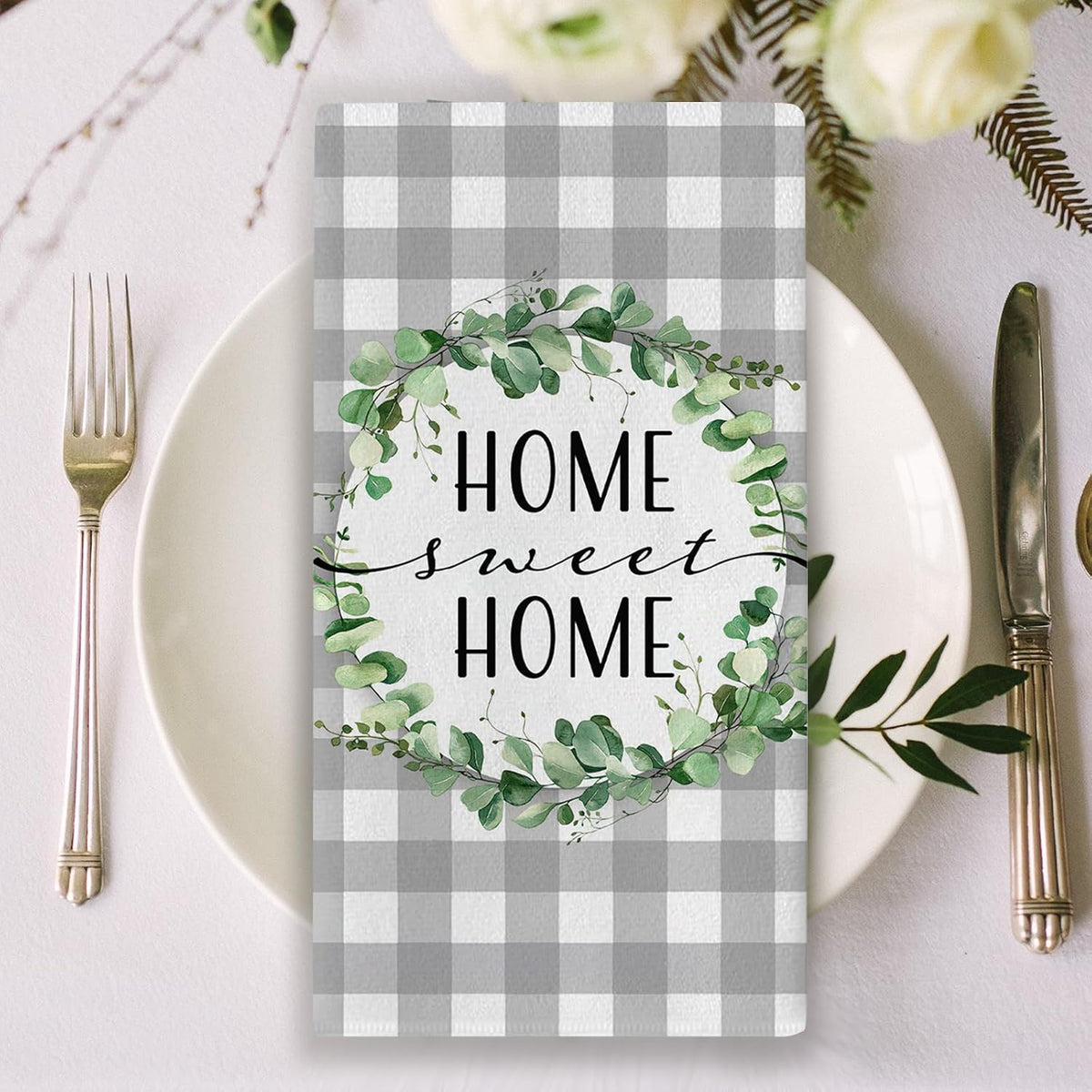 Seliem Sweet Home Spring Summer Kitchen Dish Towels Set of 2
