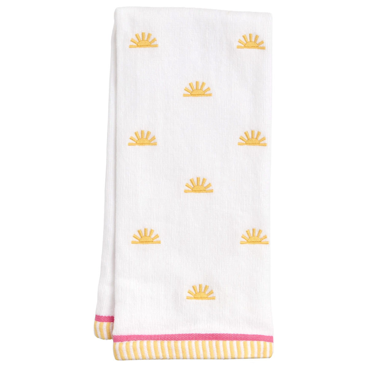 Ritz 4-Piece Kitchen Towel Set, Tomato & Olive Prints with Pine Green & Blue Textured Terry, 100% Cotton & Absorbent Blend, 16" x 26", Vintage Mediterranean Foodie Kitchen Decor
