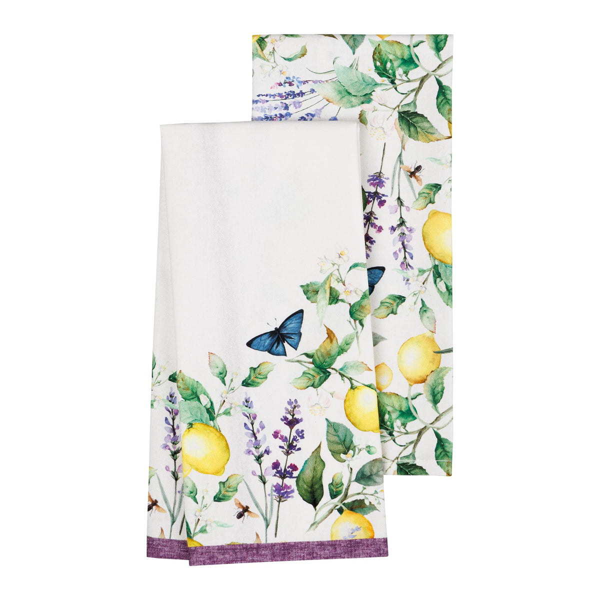 Maison d' Hermine Kitchen Towels Set of 3 Reusable 100% Cotton 27.50" x 20"