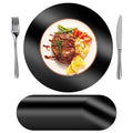 SHACOS 50Pcs Round Blue Placemats 13" Paper Place Mats Disposable