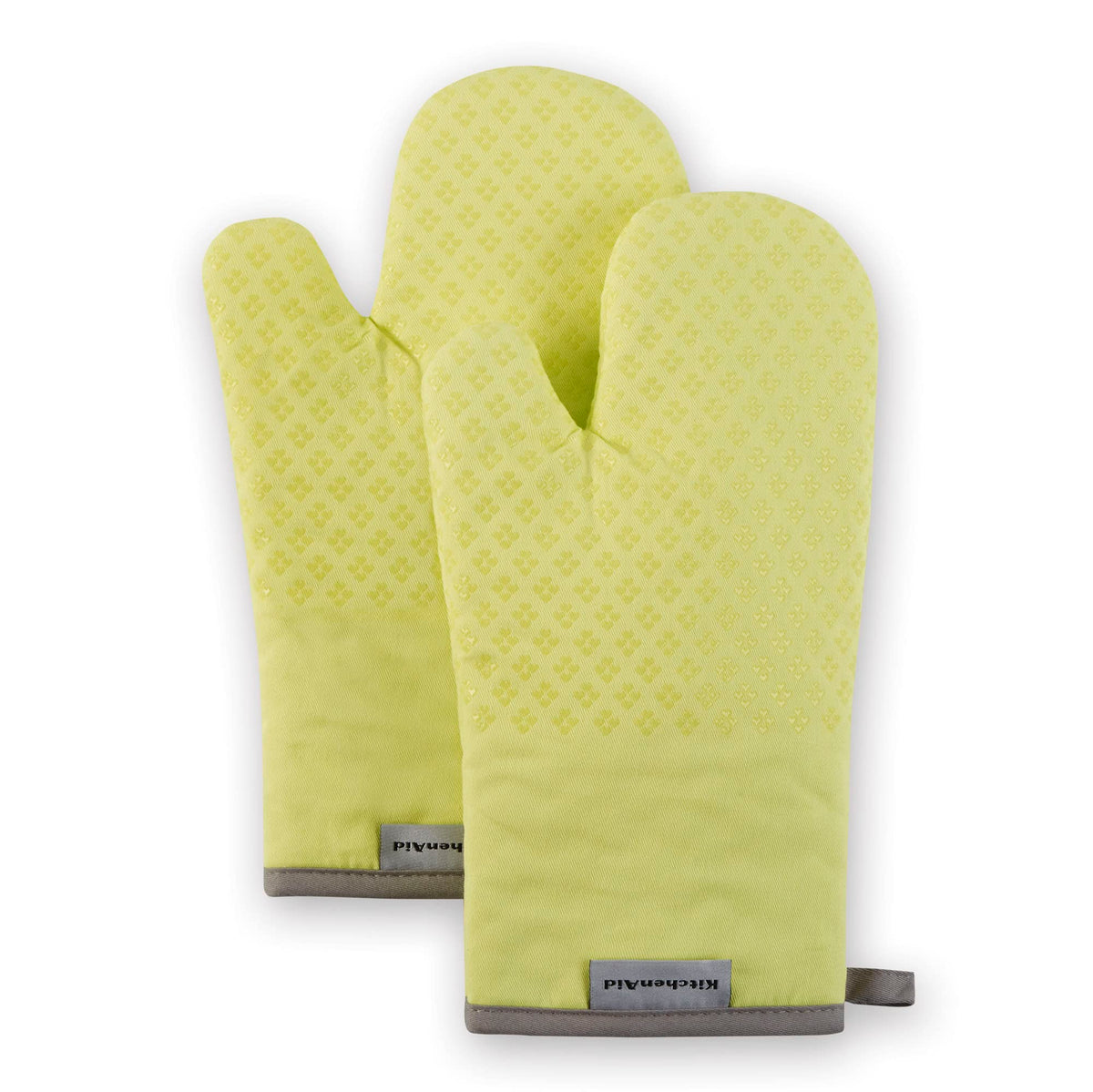 KitchenAid Asteroid Oven Mitt Set, 7"x12.5", Dark Green, 2 Piece