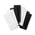 KitchenAid Cotton Classics Textured Solid Kitchen Towels 8-Pack, Absorbent 100% Cotton, Passion Red/White, 17”x28”