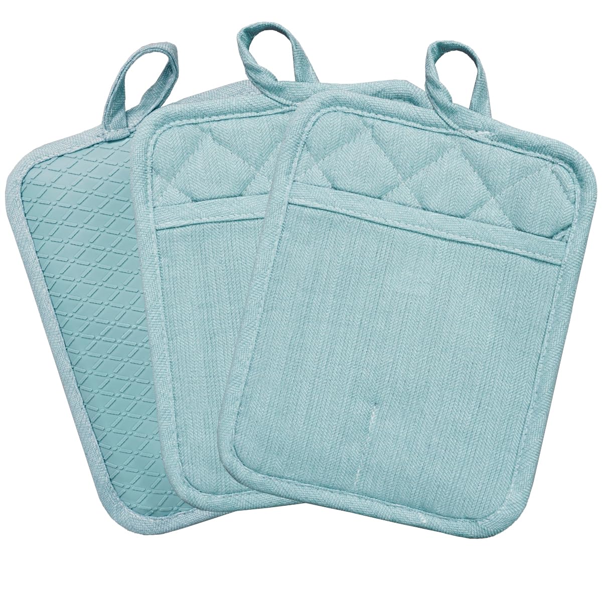 Professional Microwave Silicone Oven Mitts one Pair, Kitchen Mitten Set