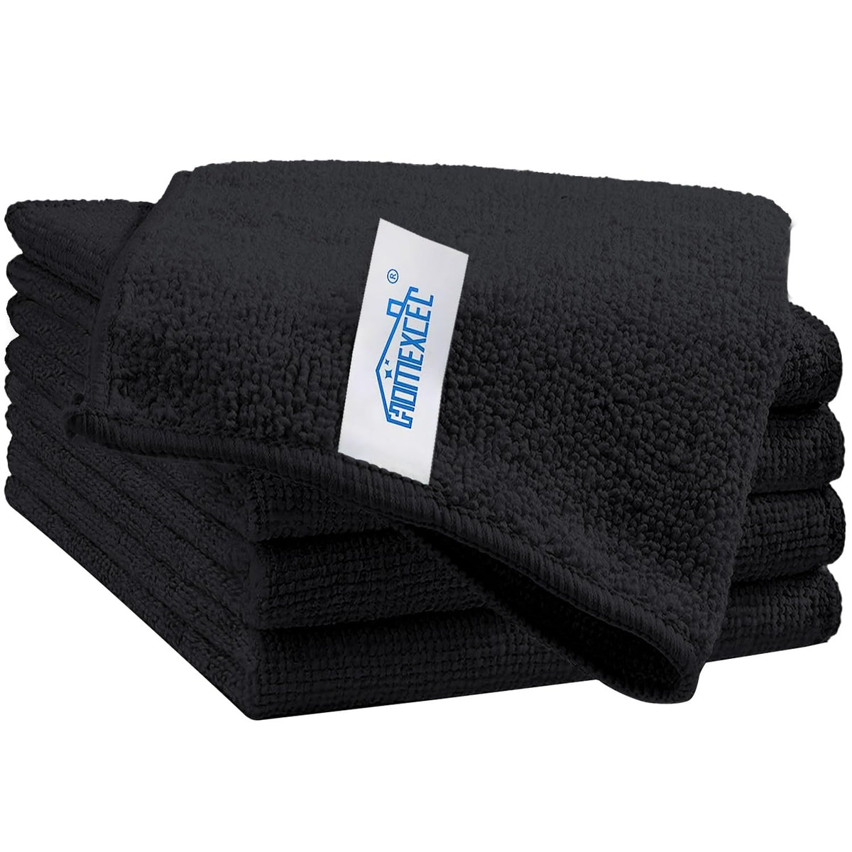 HOMEXCEL Microfiber Cleaning Cloth, Kitchen Towels 12 Pack, Lint Free, Scratch-Free, Highly Absorbent, Reusable Dish Towels for Kitchen and Household