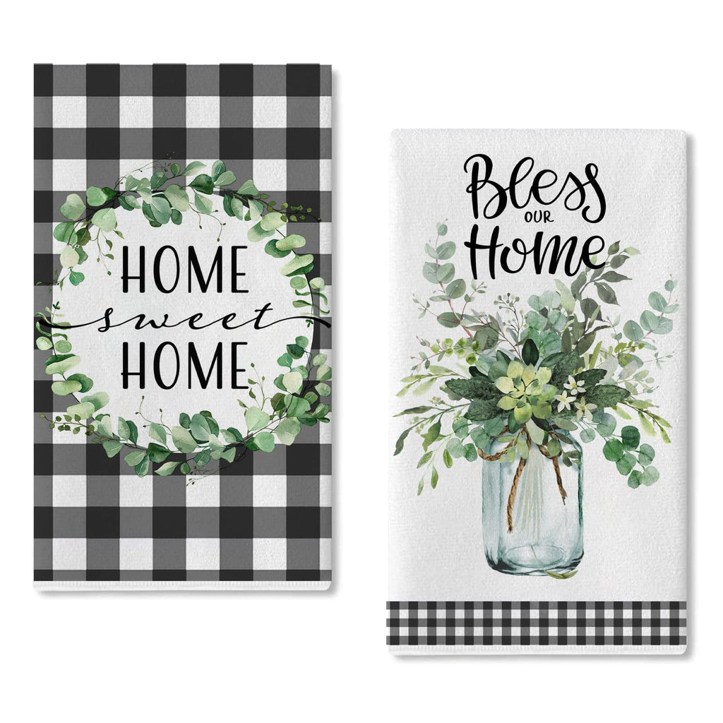 Seliem Sweet Home Spring Summer Kitchen Dish Towels Set of 2