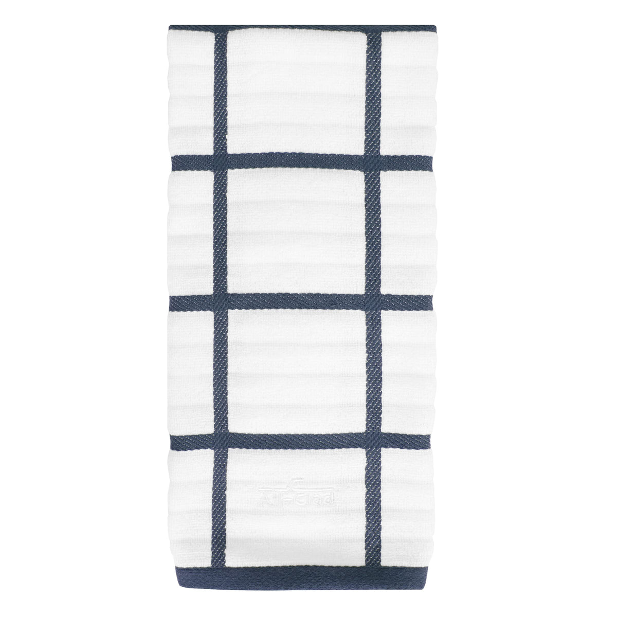 All-Clad Checked Kitchen Towel: Highly Absorbent, Super Soft Long Lasting - 100% Cotton, 17"x30" Tea Towel for Cleaning & Drying Dishes, Pans, Glassware, or Countertops, (1-Pack), Rainfall