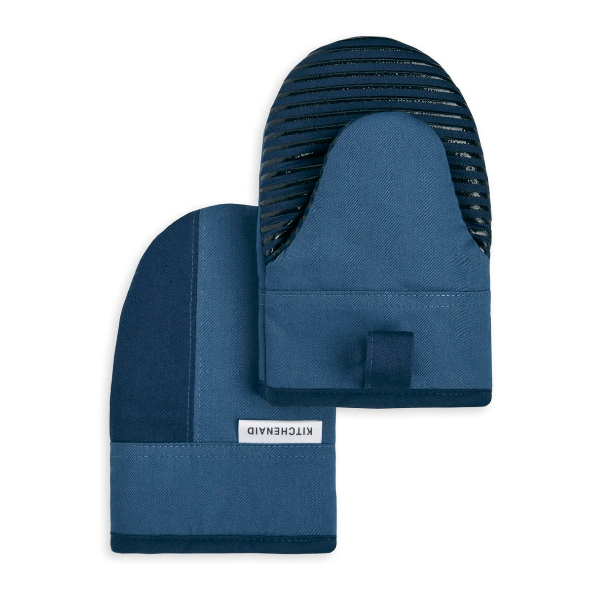 KitchenAid Beacon Two-Tone Non-Slip Mini Oven Mitt Set, Majestic Yellow, 5.5"x8", 2 Piece