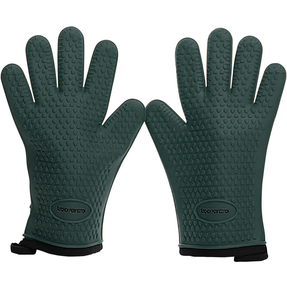 KITCHEN PERFECTION Smoker BBQ Grill Gloves -High Heat Resistant Oven Mitts