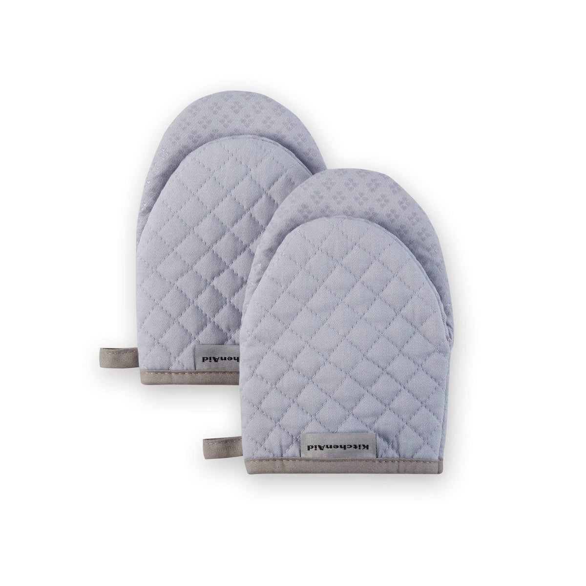 KitchenAid Asteroid Mini Oven Mitt Set, 5.5"x8", Milkshake Tan, 2 Piece
