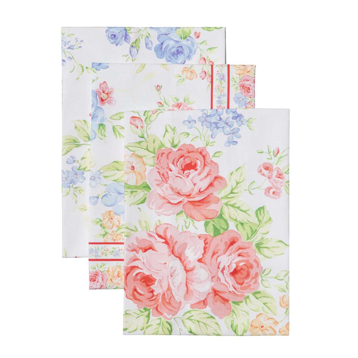 Maison d' Hermine Kitchen Towels Set of 3 Reusable 100% Cotton 27.50" x 20"