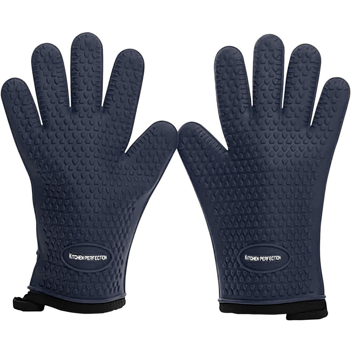 KITCHEN PERFECTION Smoker BBQ Grill Gloves -High Heat Resistant Oven Mitts
