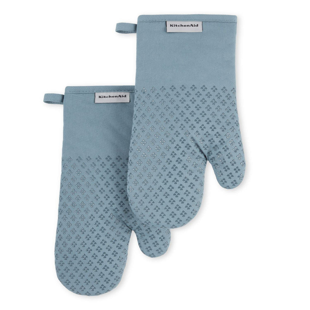 KitchenAid Asteroid Oven Mitt Set, 7"x12.5", Dark Green, 2 Piece