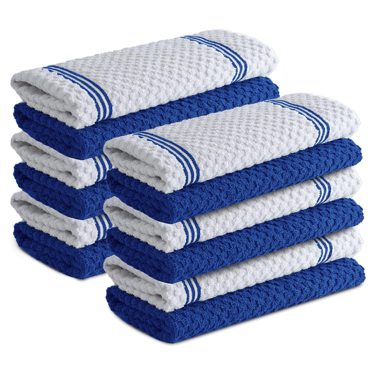 Infinitee Xclusives Kitchen Towels - 6 Pack - Cotton Dish Towel |15" x 25"|