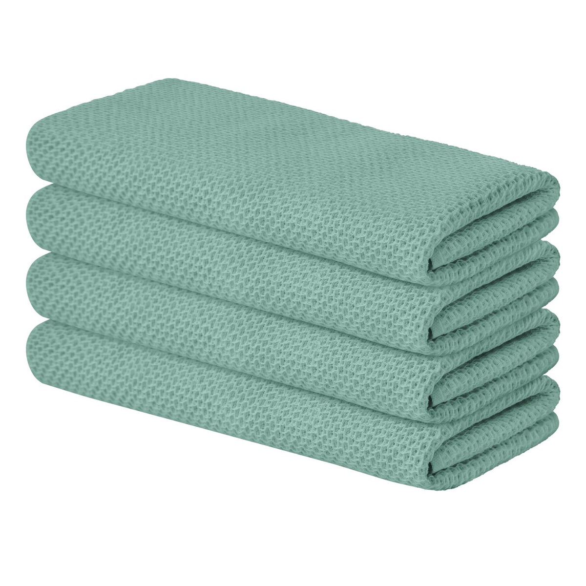 Artoid Mode 100% Cotton Beige Dark Coffee Brown Waffle Weave Kitchen Dish Cloths, 12x12 Inch Ultra Soft Absorbent Quick Drying Set of 6, Multicolor