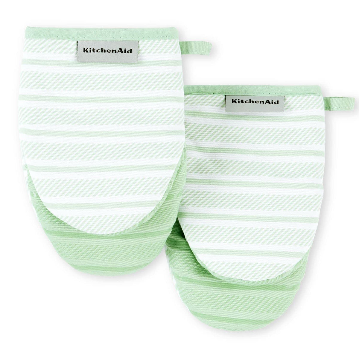 KitchenAid Albany Mini Oven Mitt 2-Pack Set, Dried Rose, 5.5"x8"