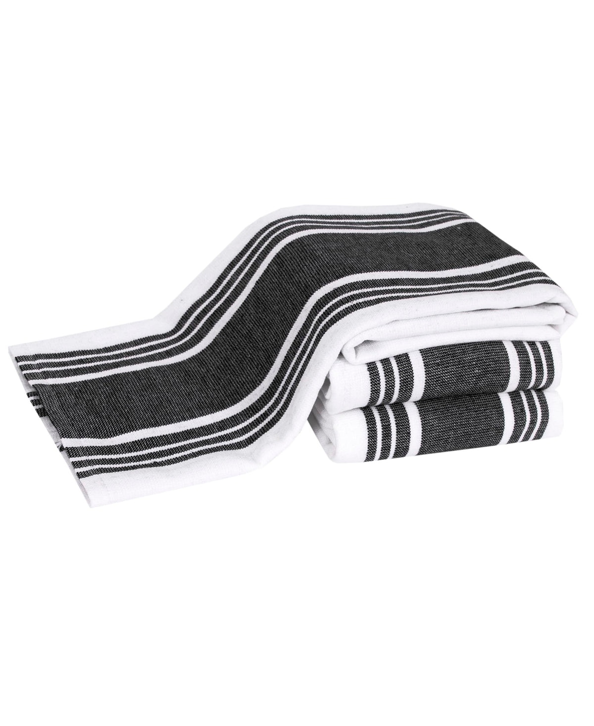 All-Clad Dual-Purpose Kitchen Towels: Highly Absorbent, Super Soft Long Lasting - 100% Cotton, 17"x30" Dish Towels for Cleaning & Drying Dishes, Pans, Glassware, or Countertops, (3-Pack), Indigo