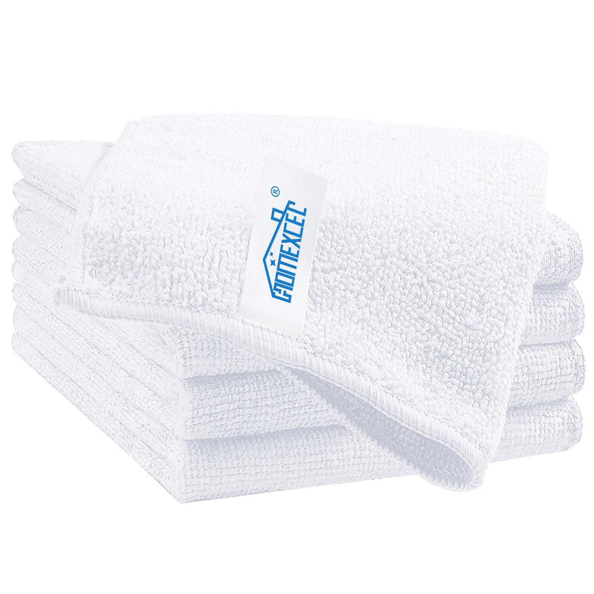 HOMEXCEL Microfiber Cleaning Cloth, Kitchen Towels 12 Pack, Lint Free, Scratch-Free, Highly Absorbent, Reusable Dish Towels for Kitchen and Household