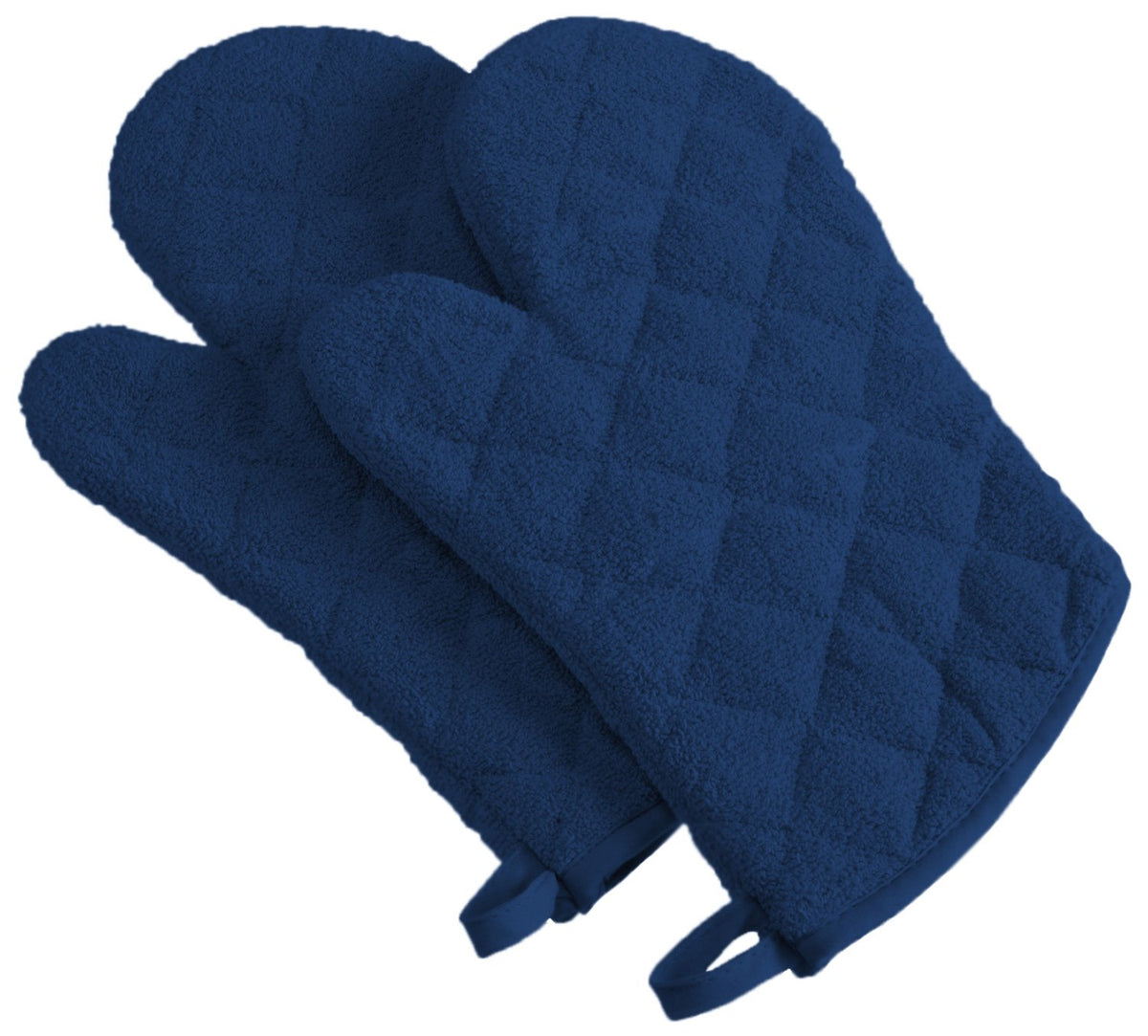 DII Basic Terry Collection 100% Cotton Quilted, Oven Mitt, Sage, 2 Piece