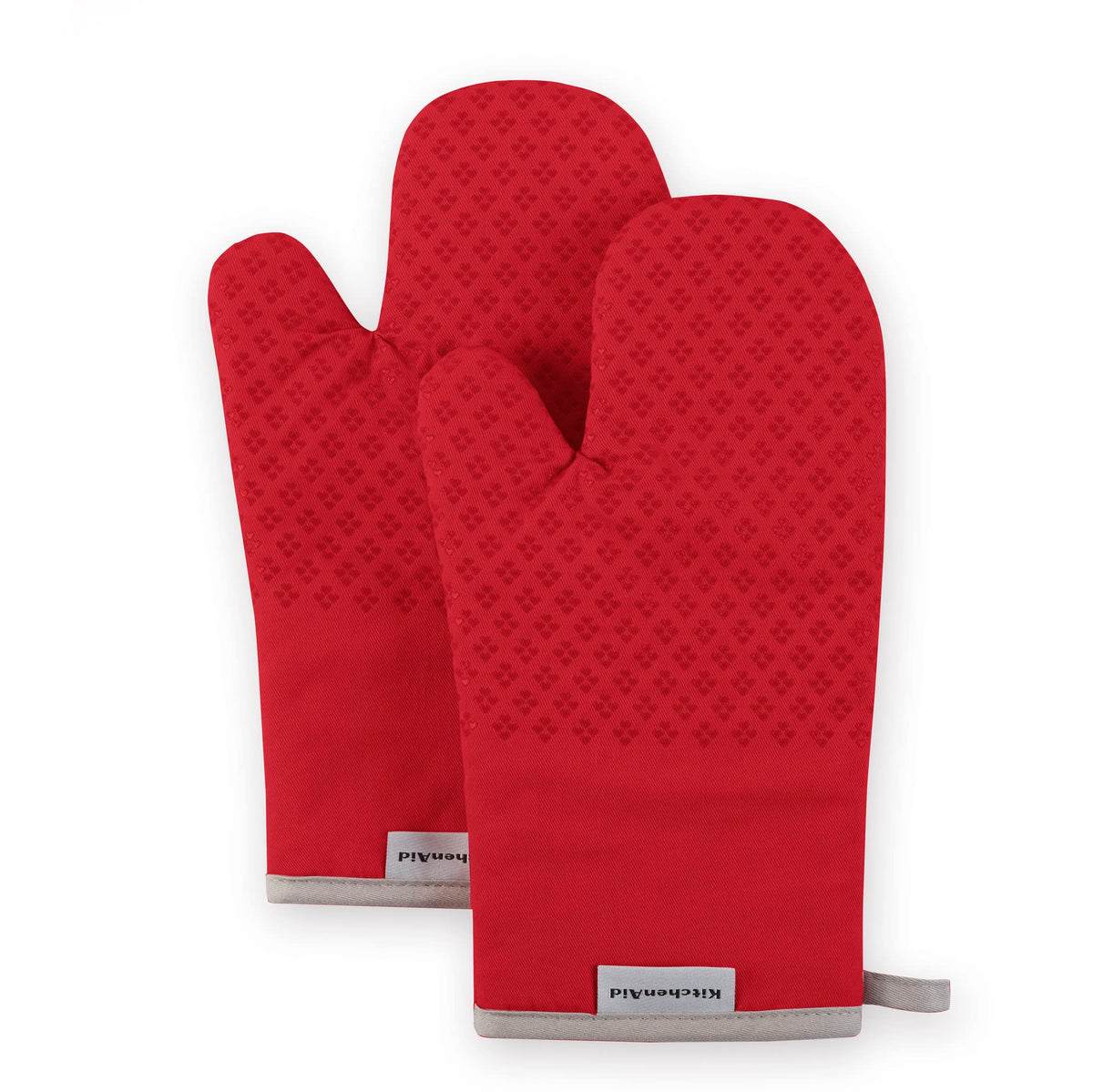 KitchenAid Asteroid Oven Mitt Set, 7"x12.5", Fog Blue, 2 Piece