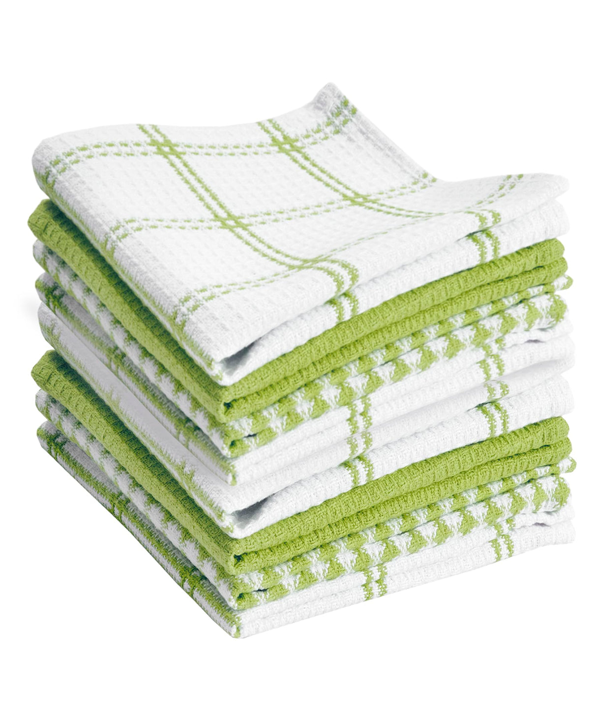 T-Fal Premium Waffle Dish Cloths: Highly Absorbent, Super Soft Long Lasting - 100% Cotton, 12"x13" Towel for Cleaning & Drying, (4-Pack), Sand