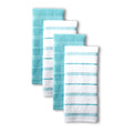 KitchenAid Albany Kitchen Towel 4-Pack Set, Pistachio/White, 16"x26"