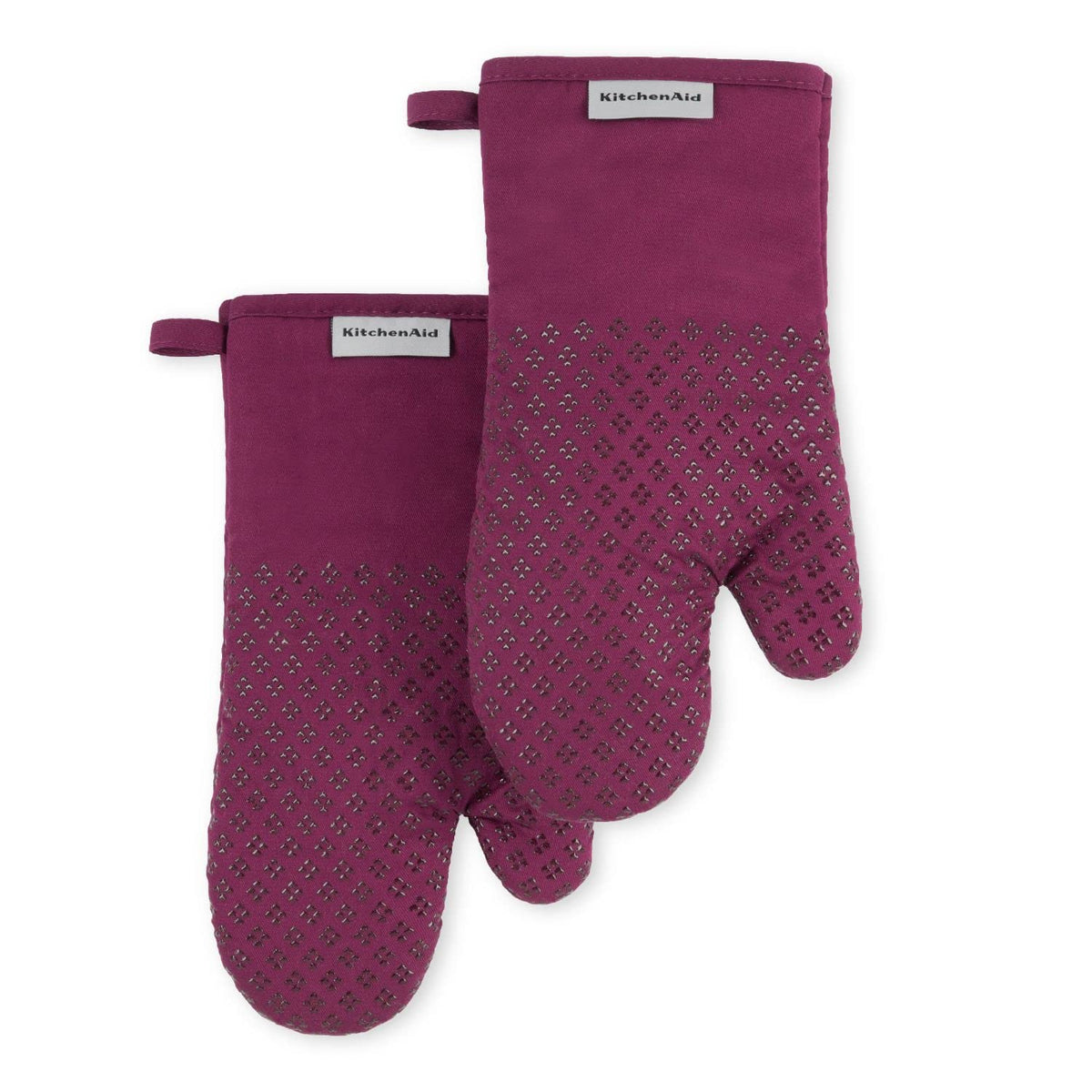 KitchenAid Asteroid Oven Mitt Set, 7"x12.5", Fog Blue, 2 Piece