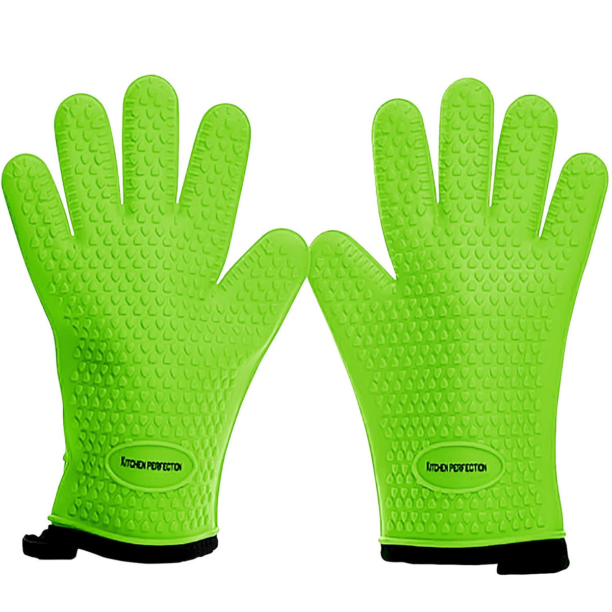 KITCHEN PERFECTION Smoker BBQ Grill Gloves -High Heat Resistant Oven Mitts